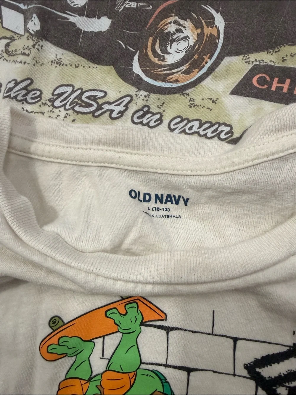 Old Navy Brown Short-Sleeve Graphic Tee